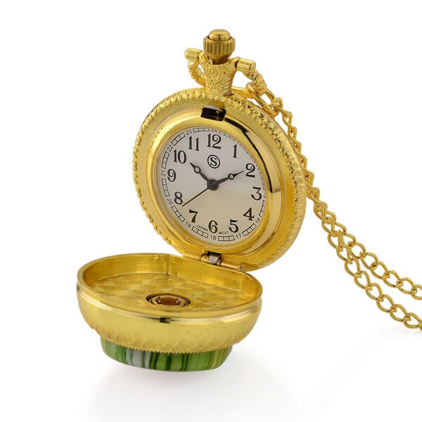 EXKLUSIVES ANGEBOT STRADA SPINNING Uhr Grünes Murano-Stil Glas mit Japanisches Uhrwerk 91.4 cm image number 3