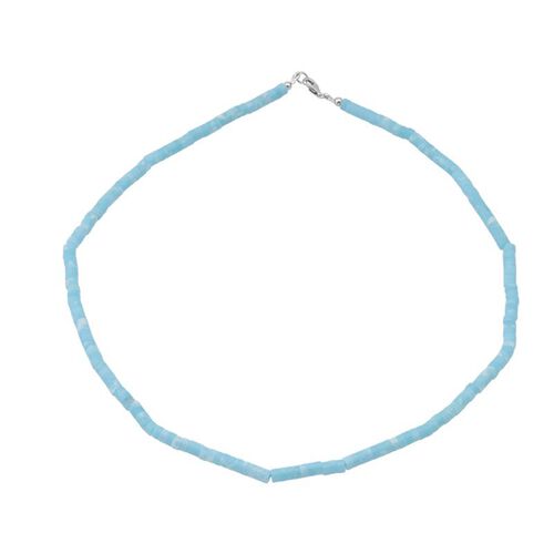 Blauer Howlit Halskette ca. 45 cm 925 Silber ca. 61,00 ct. image number 0