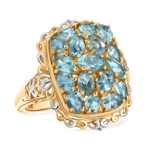 EverTrue blauer Apatit zweifarbiger Ring - 3,22 ct. image number 3