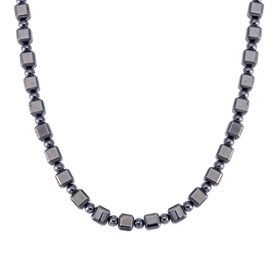 Terahertz Halskette ca. 50 cm 925 Silber rhodiniert ca. 240.00 ct