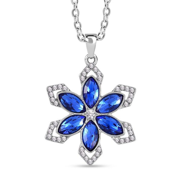 5er-Schmuckset - Glanzvolles Design, Mehrfarbiger Kristall, Eisen image number 3