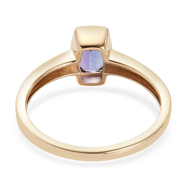 AA Tansanit Solit&auml;r-Ring, 375 Gelbgold  ca. 1,16 ct image number 6