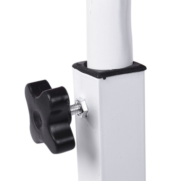 Betttisch auf R&auml;dern mit verstellbarer H&ouml;he, MDF - Platte, 60x40 cm, wei&szlig; image number 5