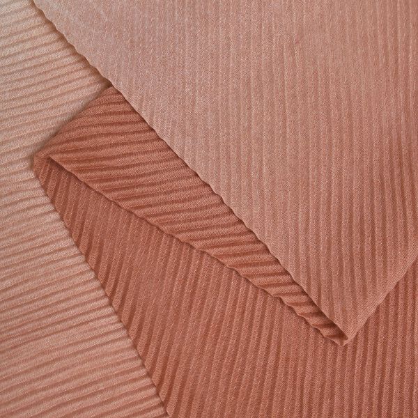 Plissee Schal mit Quasten und Farbverlauf, 180x90cm, rosa image number 5