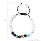 Mehrfarbig Edelsteine Flexibel Armband 26.75 cm ca. 21.15 ct image number 4