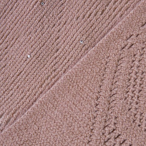 Strickschal mit Quasten und Perlen, Blush Rosa image number 1