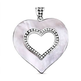 D'Joy Perlmutt Anhänger 925 Silber Standard