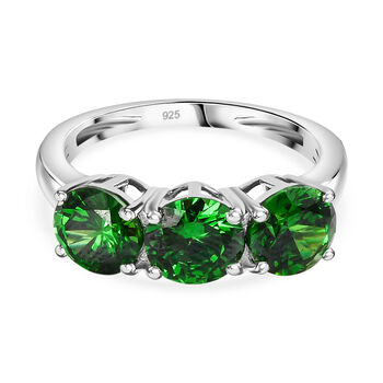 Gr&uuml;nes Zirkonia-Schmuckset