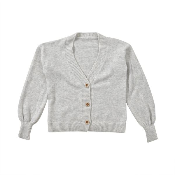 LA MAREY - Strickjacke mit Knöpfen, hellgrau image number 0