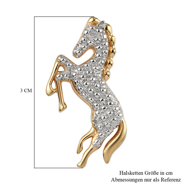 Diamant Pferde-Anh&auml;nger in Silber image number 6