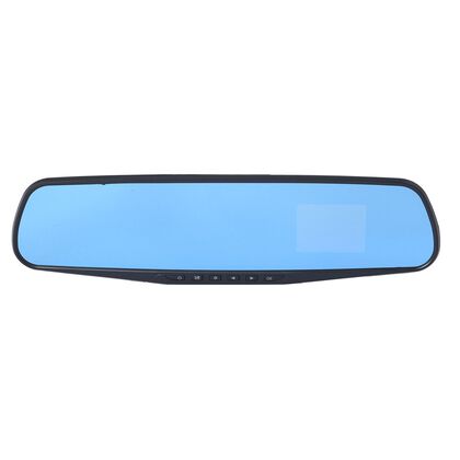 Rückspiegel mit Dashcam und G-Sensor, Bewegungserkennung und zyklischer Aufzeichnung, 8GB Mikro SD-Karte inkl., 2,4 Zoll LCD-Display
