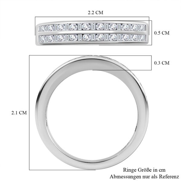 Diamant Half Eternity Ring - 0,50 ct. image number 7