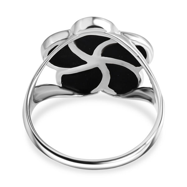 D'Joy Royal Bali Abalone Muschel Ring 925 Silber (Gr&ouml;&szlig;e 16.00) image number 4