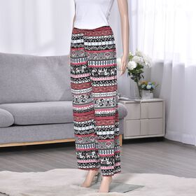 Hose für Damen, Rosa und schwarz