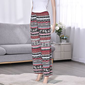 Hose f&uuml;r Damen, Rosa und schwarz