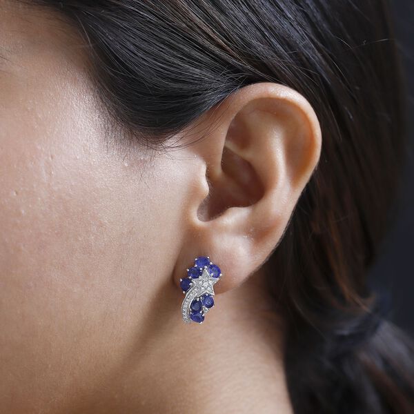GP Celestial Dream Kollektion- Masoala Saphir, Zirkon und Saphir Ohrringe- 4,65 ct. image number 3