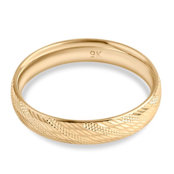 Bandring in 375 Gold, 1,19 Gramm image number 4