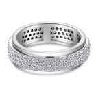 Luxus Diamant Anti-Stress Spinning Ring - 1 ct. image number 5