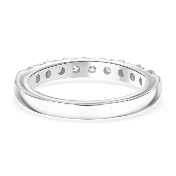 LUXURIANT SGL zertifizierter VS-EF Labor Diamant Ring, 925 Silber platiniert - 0,50 ct. image number 4