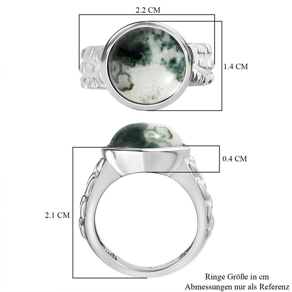 Moosachat Ring - 7,24 ct. image number 7