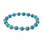 Blauer Howlit Armband ca. Flexibles cm ca. 60.00 ct