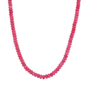 Rosa Quarzit  45+5cm Halskette - 230 ct.