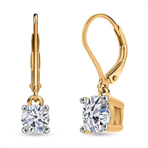 LUXURIANT DIAMOND - Lab Grown Diamant VS-GH Ohrringe 925 Silber 750 Gelbgold Vermeil ca. 1.00 ct image number 0
