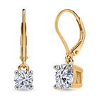 LUXURIANT DIAMOND - Lab Grown Diamant VS-GH Ohrringe 925 Silber 750 Gelbgold Vermeil ca. 1.00 ct