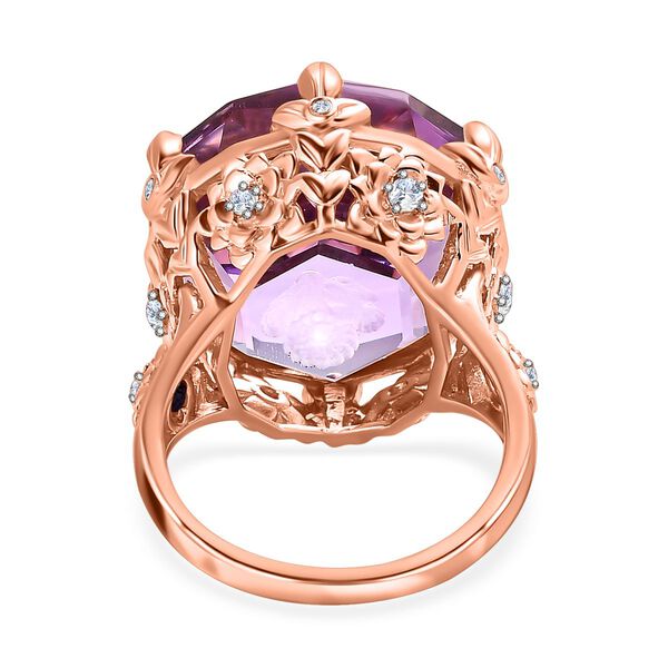 GP Italian Garden Kollektion- Rose De France Amethyst, Zirkon und blauer Saphir-Ring - 22,57 ct. image number 6
