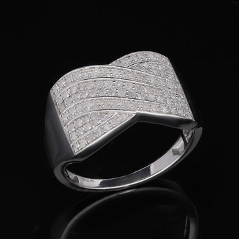 Wei&szlig;er Diamant-Ring - 0,50 ct.