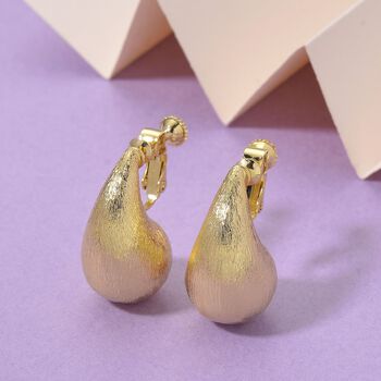 Designer-inspiriert- Tropfen Ohrringe, Messing, Goldfarben