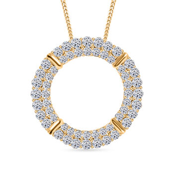 Luxuriant Diamond Lab Grown Diamant VS-EF Anh&auml;nger 417 Gold ca. 1.00 ct