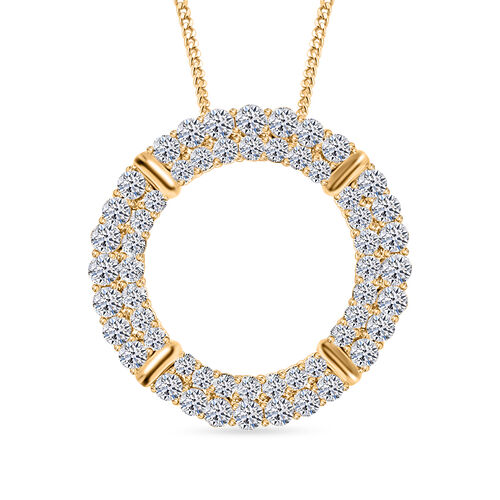 LUXURIANT DIAMOND- VS-EF Labor Diamant Anhänger in 417 Gold - 1 ct. image number 0
