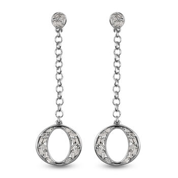 Diamant Tropfen Ohrringe 925 Silber platiniert ca. 0,33 ct