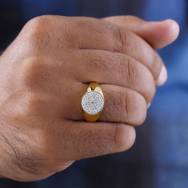 Moissanit Ring, ca. 0.60 ct image number 2