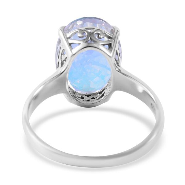 Merkur mystischer Topas Ring, 925 Silber platiniert (Gr&ouml;&szlig;e 16.00) ca. 6.90 ct image number 3