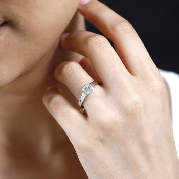 Moissanit Ring - 0,69 ct.