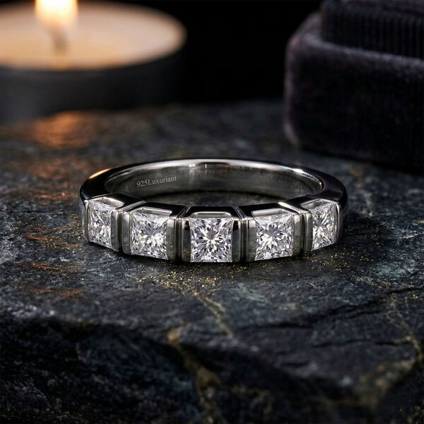 LUXURIANT DIAMOND - Lab Grown Diamant SI-GH SGL zertifiziert Ring 925 Silber Rhodiniert (Gr&ouml;&szlig;e 17.00) (10-15 Werktage Lieferzeit) ca. 1.00 ct image number 1