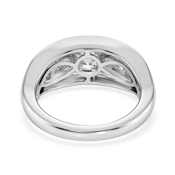 LUSTRO STELLA Hergestellt mit ZIRKONIA Ring 925 Silber Platin-&Uuml;berzug (Gr&ouml;&szlig;e 16.00) ca. 1,81 ct image number 6