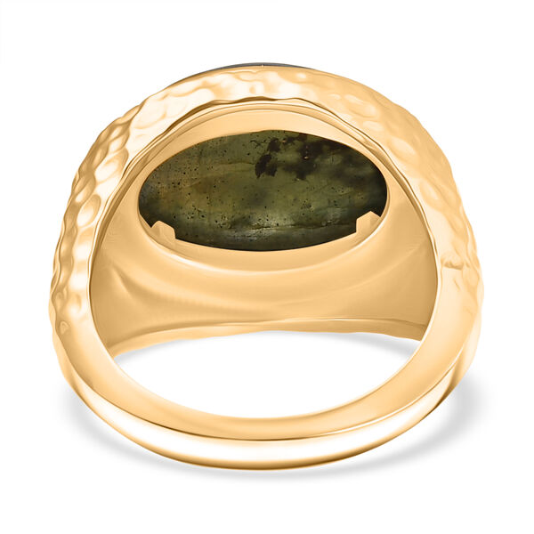 EVER TRUE AAA Labradorit Ring Nickelfreies Messing (Gr&ouml;&szlig;e 23.00) ca. 9,34 ct image number 6