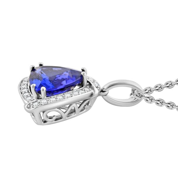 Chairman's Vault Kollektion- RHAPSODY AAAA Tansanit und VS EF Diamant Anhänger in 950 Platin- 4,41 ct. (Lieferzeit: 12-15 Tage) image number 6