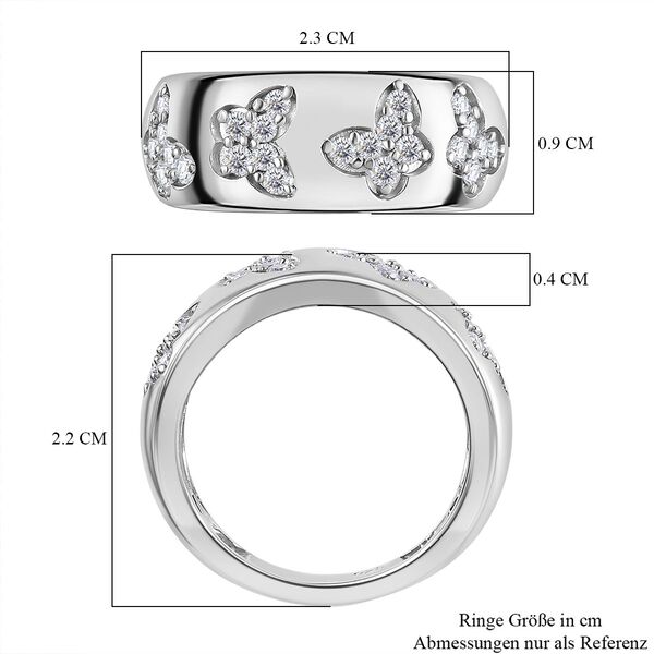 Moissanit Ring - 0,56 ct. image number 5