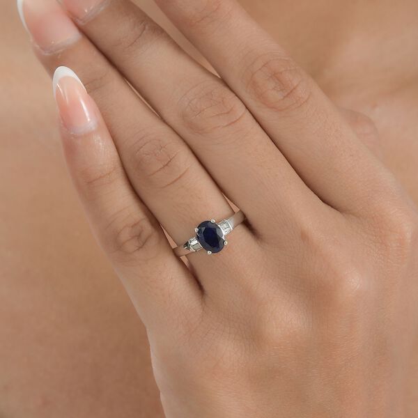 Masoala Saphir und Diamant Ring - 1,91 ct. image number 3