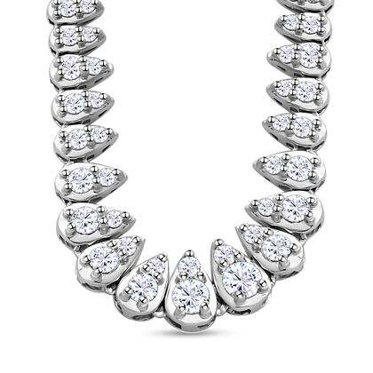 RHAPSODY - Diamant-Halskette, IGI zertifiziert VS E-F, ca. 45 cm, 950 Platin ca. 5,00 ct