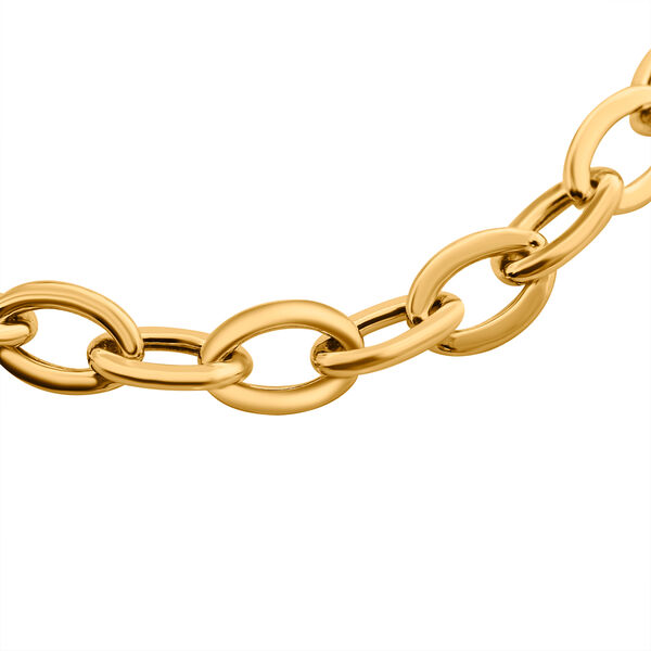 Kabelkette-Armband in 585 Gold, 19 cm image number 3