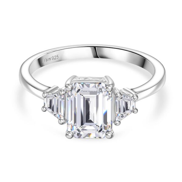 D'Joy Moissanit Ring 925 Silber rhodiniert (Größe 17.00) (10-15 Werktage Lieferzeit) ca. 2.94 ct image number 0