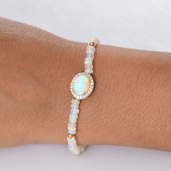 D'Joy AA nat&uuml;rliches, &auml;thiopisches Welo Opal 18cm Armband - 14,92 ct.