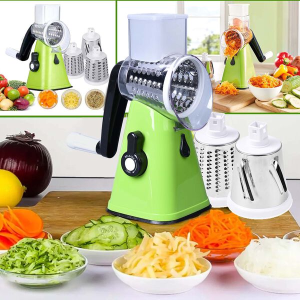 HOMESMART Gem&uuml;se- und Obstschneider, Gr&uuml;n image number 2