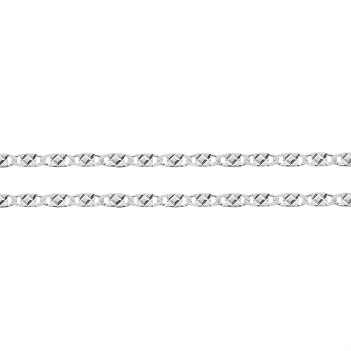 Diamantschliff Mariner-Kette in Silber image number 0