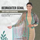 Eleganter Luxuriöser 100% Seidenschal, Größe: 160 x 49 cm, grün
